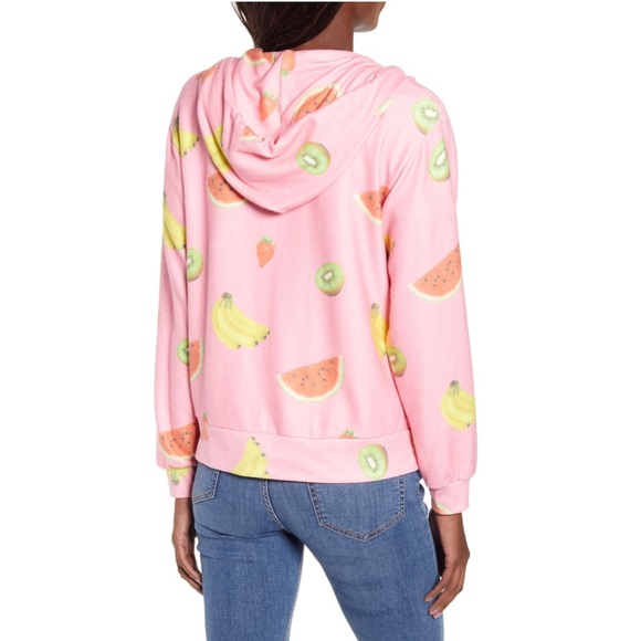 NWT WILDFOX Tutti Fruity Venice Zip Hoodie - Picture 6 of 8